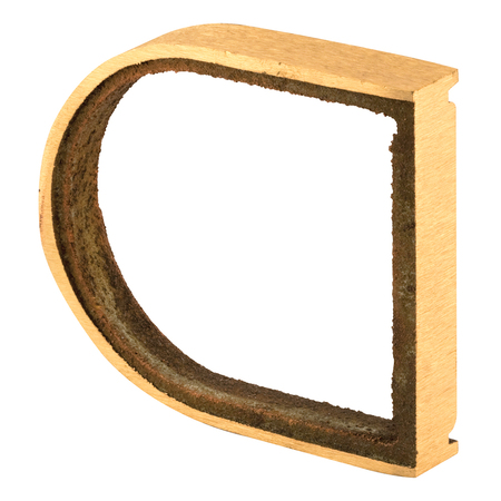 PRIME-LINE 1/2 in. Deadlock Shim Plate, Brass Single Pack SE 15309